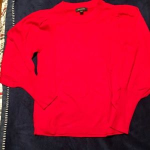 Bright red red Ann Taylor sweater
